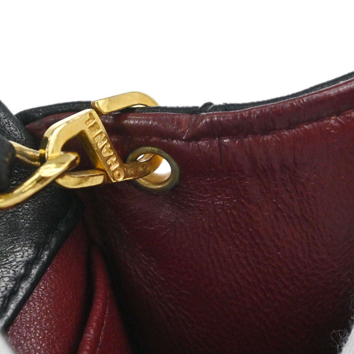 Chanel Black Lambskin Turnlock Mini Full Flap Shoulder Bag