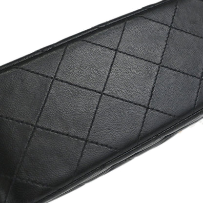 Chanel Black Lambskin Mini Classic Square Flap Shoulder Bag 17