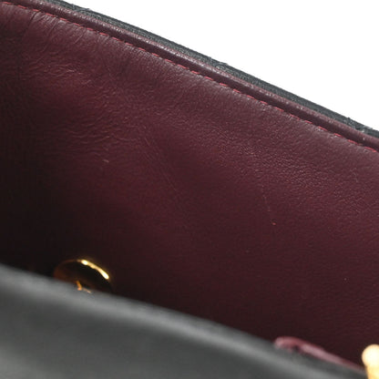 Chanel Black Lambskin Mini Classic Square Flap Shoulder Bag 17
