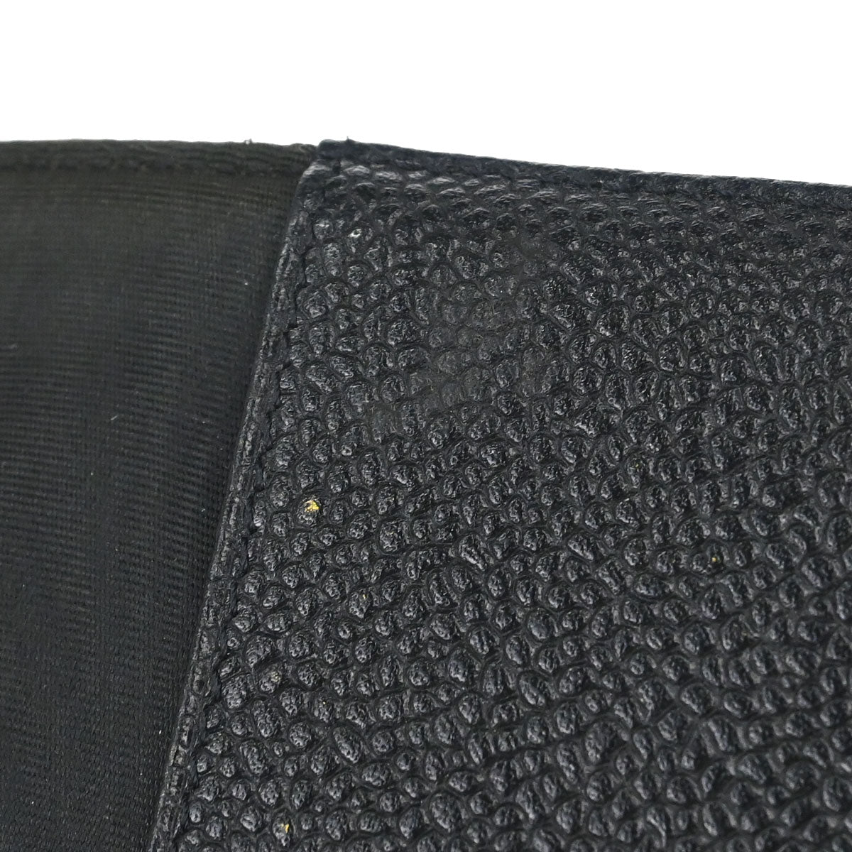Chanel 1997-1999 Black Caviar Skin Notebook Cover Small Good