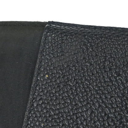 Chanel 1997-1999 Black Caviar Skin Notebook Cover Small Good