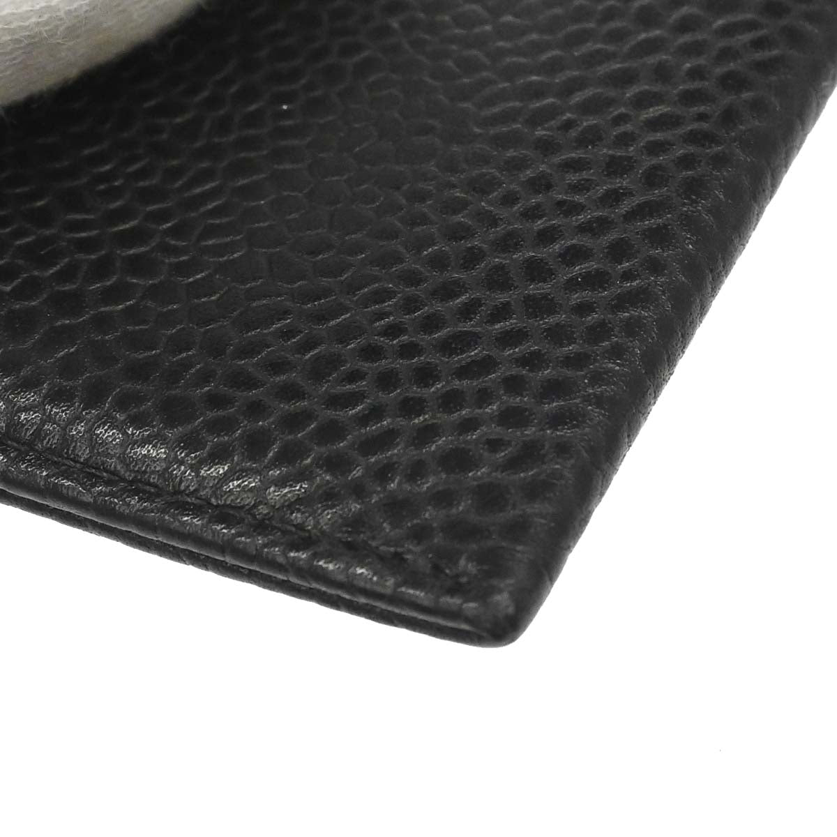 Chanel Black Caviar Skin Cardholder Small Good