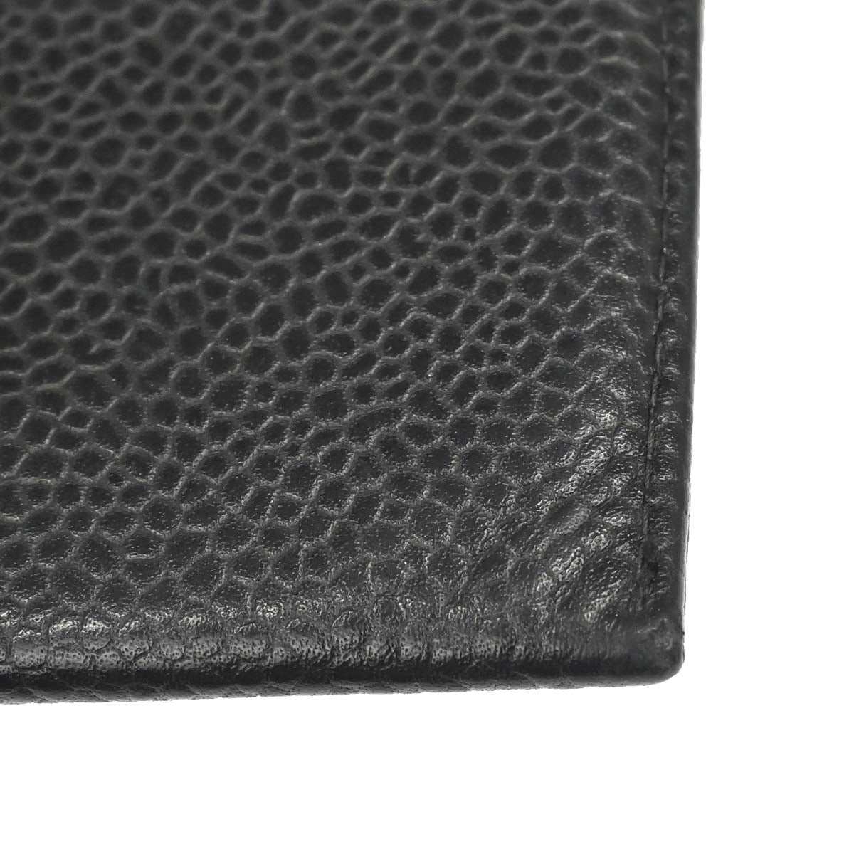 Chanel Black Caviar Skin Cardholder Small Good