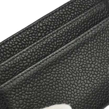 Chanel Black Caviar Skin Cardholder Small Good
