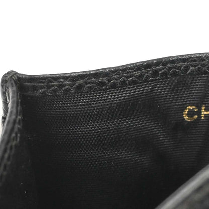 Chanel Black Caviar Skin Cardholder Small Good