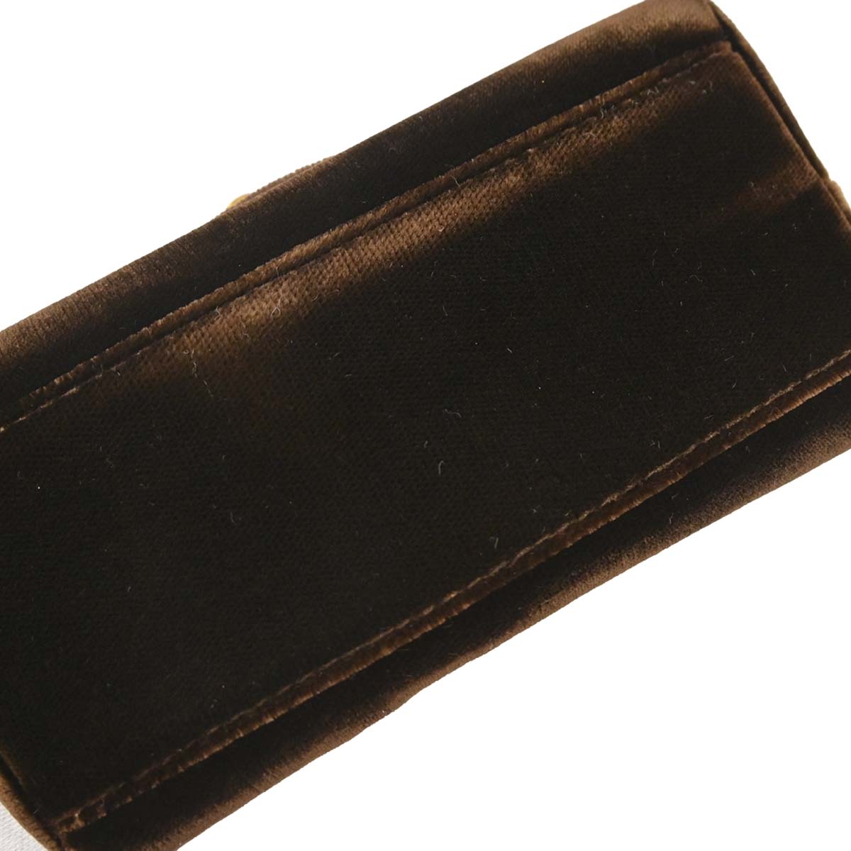 Chanel 1994-1996 Brown Velvet Handbag