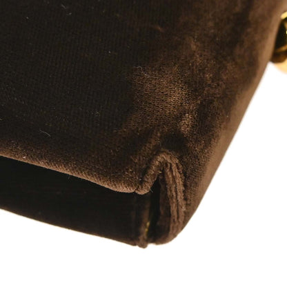 Chanel 1994-1996 Brown Velvet Handbag