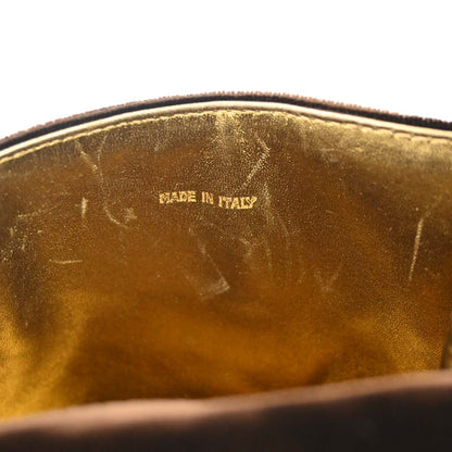 Chanel 1994-1996 Brown Velvet Handbag