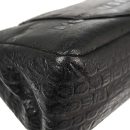 Chanel 2008-2009 Black Calfskin Unlimited 2.55 Maxi Double Flap Shoulder Bag