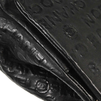 Chanel 2008-2009 Black Calfskin Unlimited 2.55 Maxi Double Flap Shoulder Bag