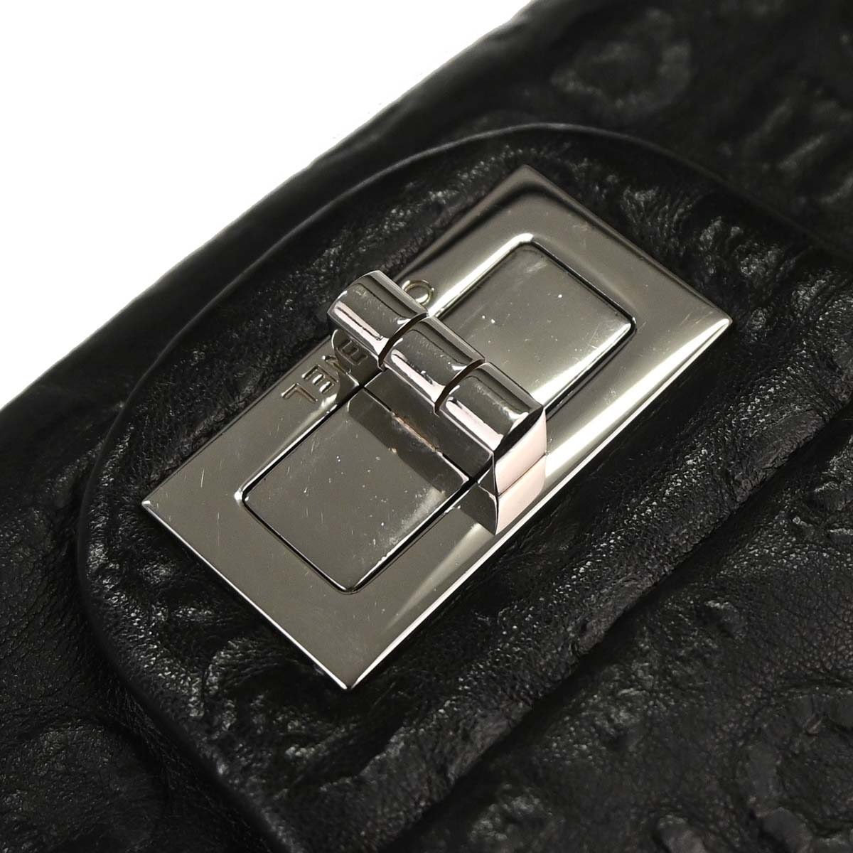 Chanel 2008-2009 Black Calfskin Unlimited 2.55 Maxi Double Flap Shoulder Bag
