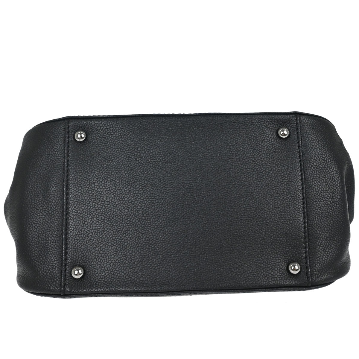 Chanel 2005-2006 Black Caviar Skin Mademoiselle Lock Handbag
