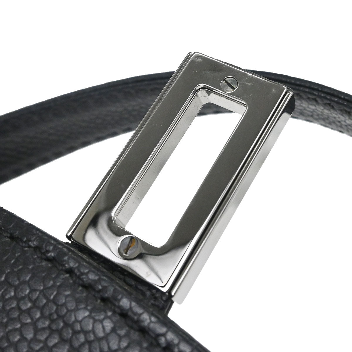 Chanel 2005-2006 Black Caviar Skin Mademoiselle Lock Handbag