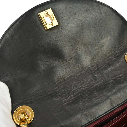 Chanel Black Lambskin Single Flap Shoulder Bag