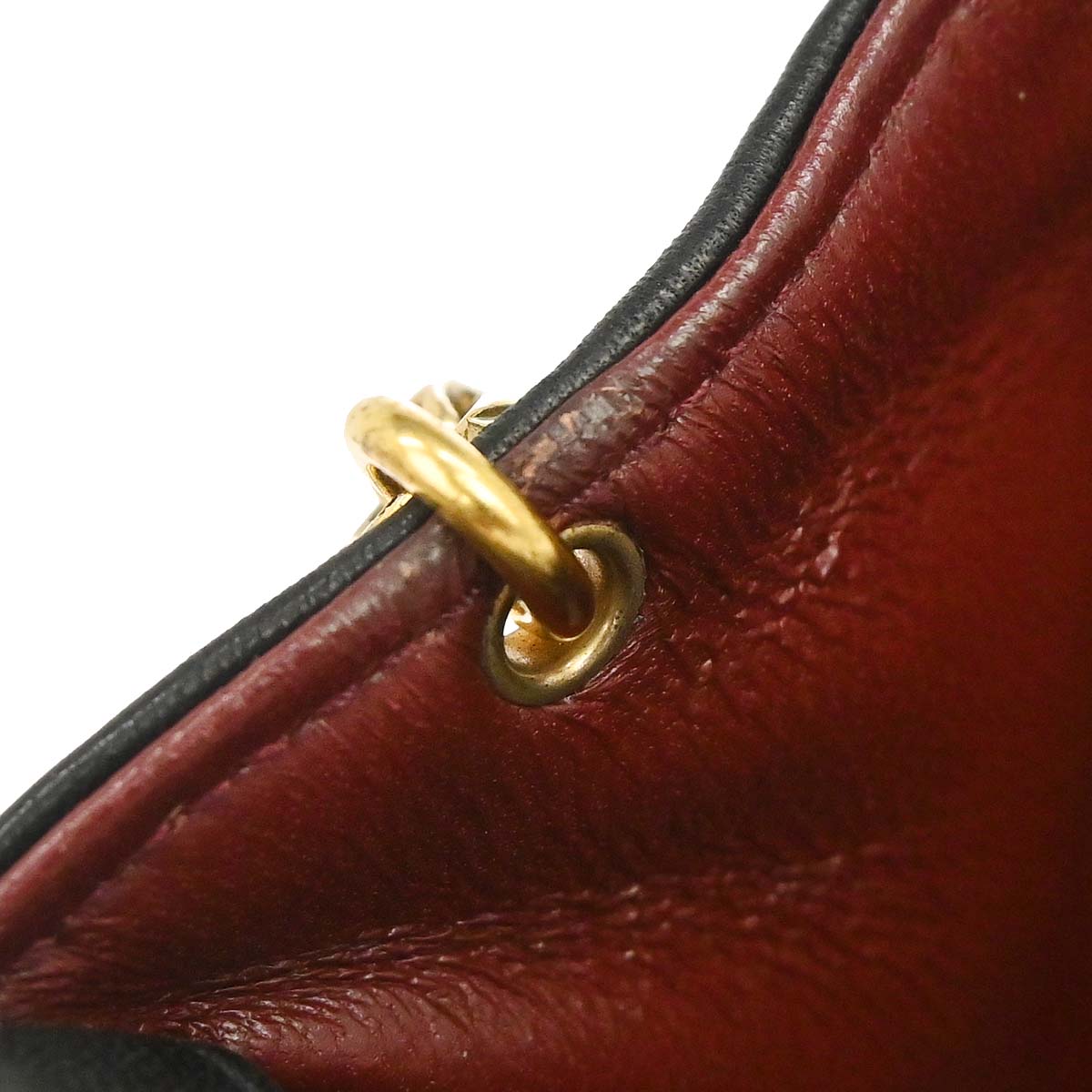 Chanel Black Lambskin Single Flap Shoulder Bag