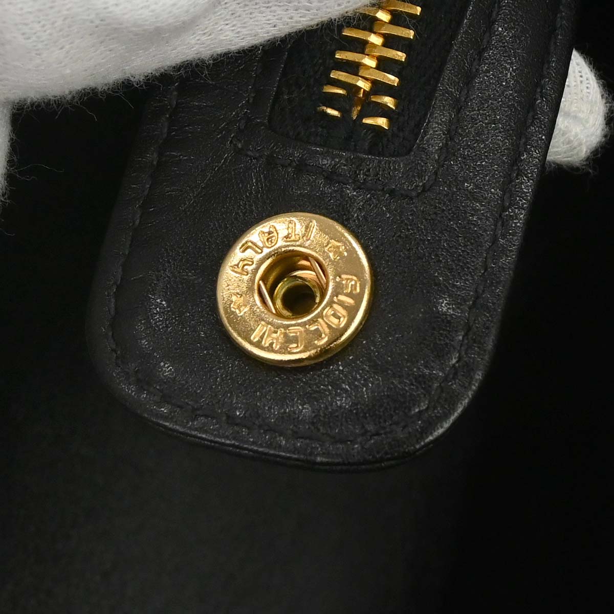 Chanel 1994-1996 Black Lambskin Bicolore Supermodel Shoulder Bag