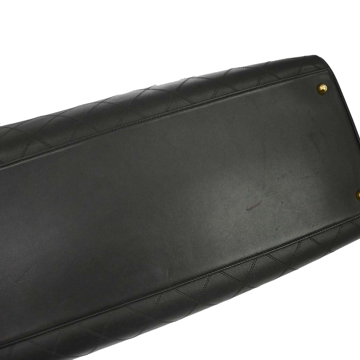 Chanel 1994-1996 Black Lambskin Bicolore Supermodel Shoulder Bag