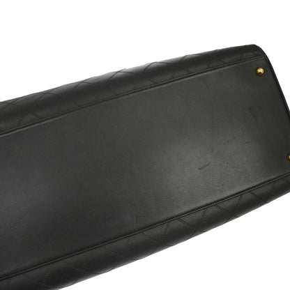 Chanel 1994-1996 Black Lambskin Bicolore Supermodel Shoulder Bag