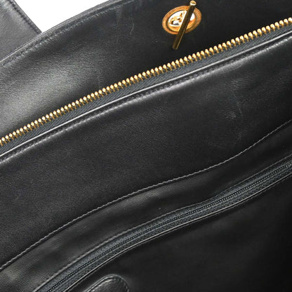 Chanel 1994-1996 Black Lambskin Bicolore Supermodel Shoulder Bag