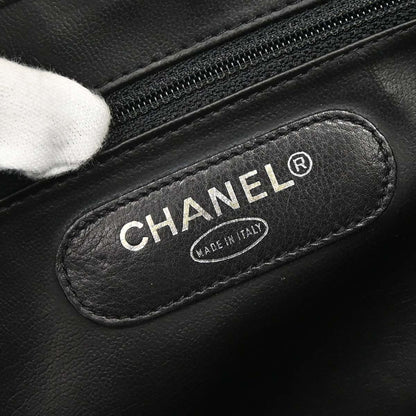 Chanel 1994-1996 Black Lambskin Bicolore Supermodel Shoulder Bag