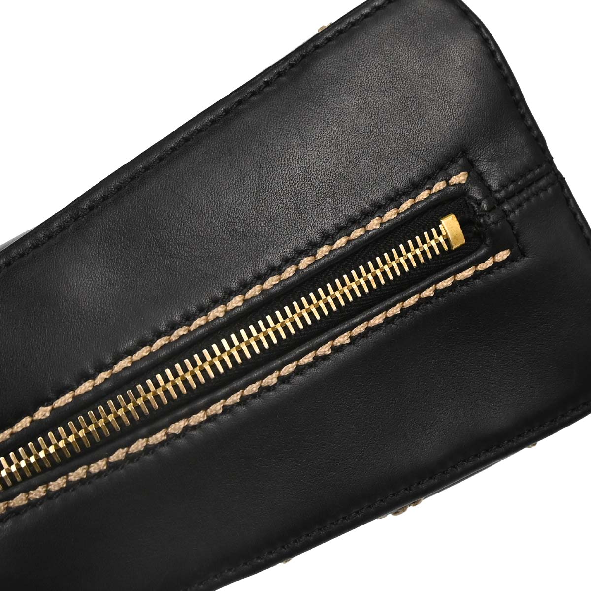 Chanel Black Calfskin Wild Stitch Handbag