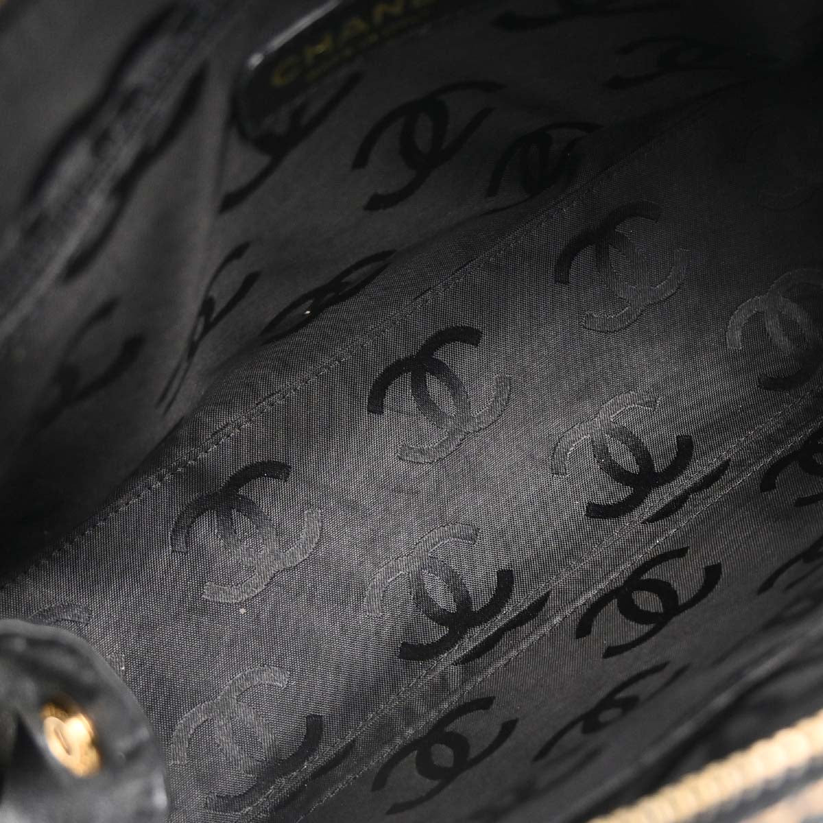 Chanel Black Calfskin Wild Stitch Handbag