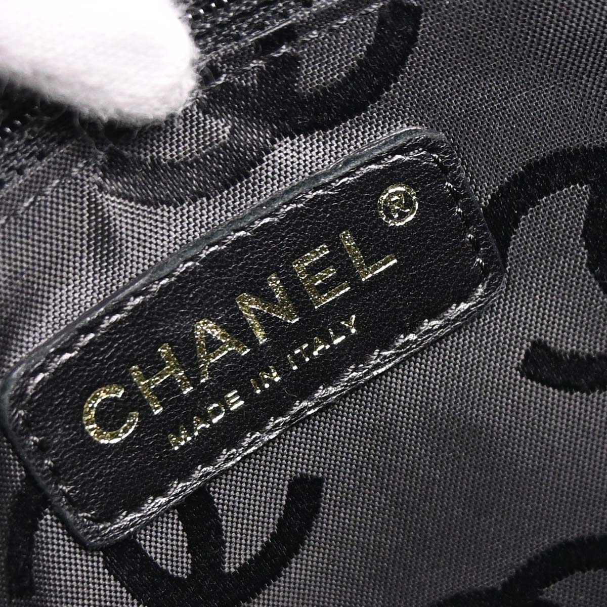 Chanel Black Calfskin Wild Stitch Handbag