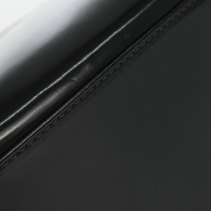 Christian Dior Black Patent Leather Medium Lady Dior Handbag