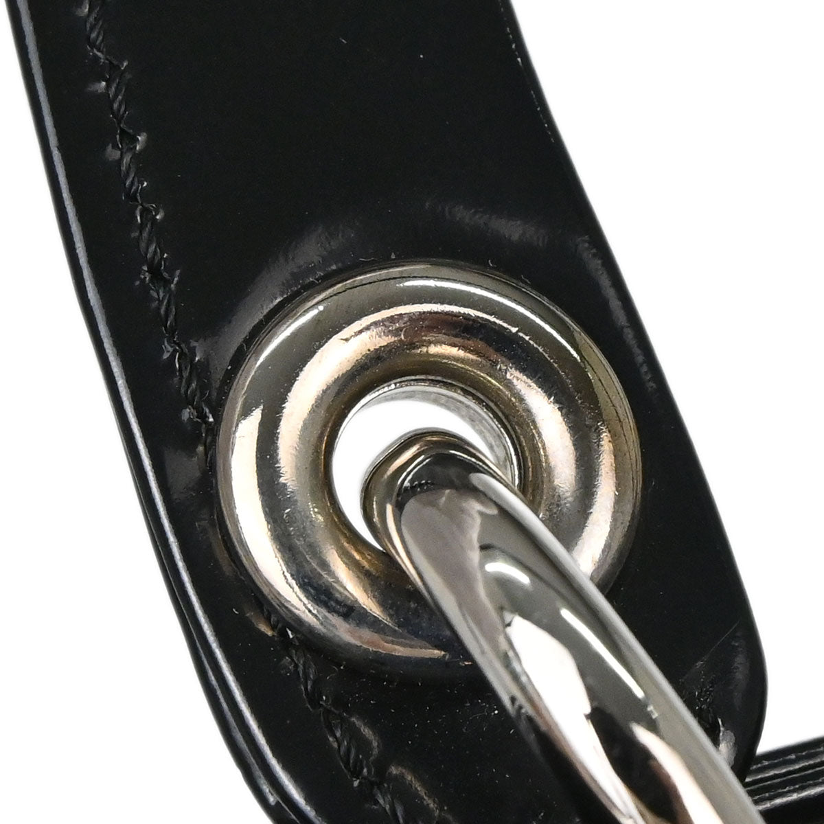 Christian Dior Black Patent Leather Medium Lady Dior Handbag