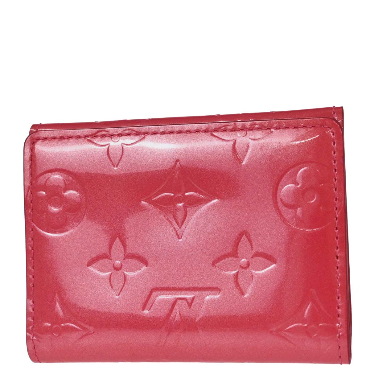 Louis Vuitton 2007 Pink Monogram Vernis Ludlow Coin Case Wallet M9143F