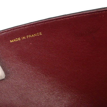 Chanel 1997-1999 Black Lambskin Pushlock Medium Half Flap Shoulder Bag