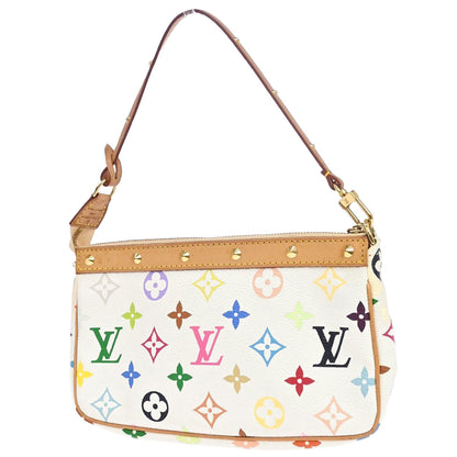 Louis Vuitton White Multicolor Pochette Accessoires M92649