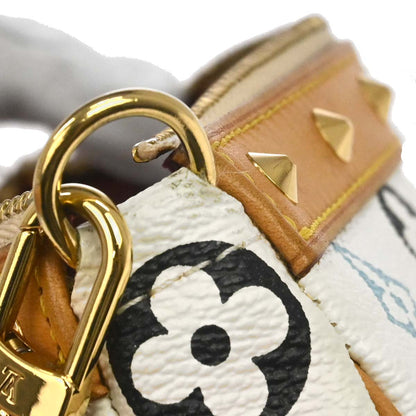 Louis Vuitton White Multicolor Pochette Accessoires M92649