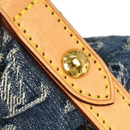 Louis Vuitton 2007 Monogram Denim Neo Cabby MM 2way Shoulder Tote Handbag M95349