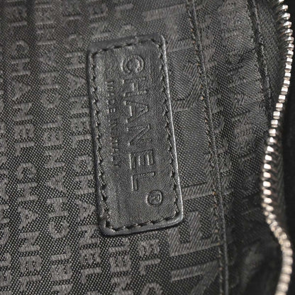 Chanel Black Velvet Satin Chain Handbag