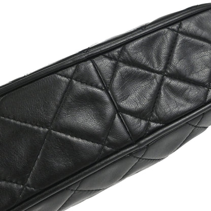 Chanel Black Lambskin Camera Bag Small