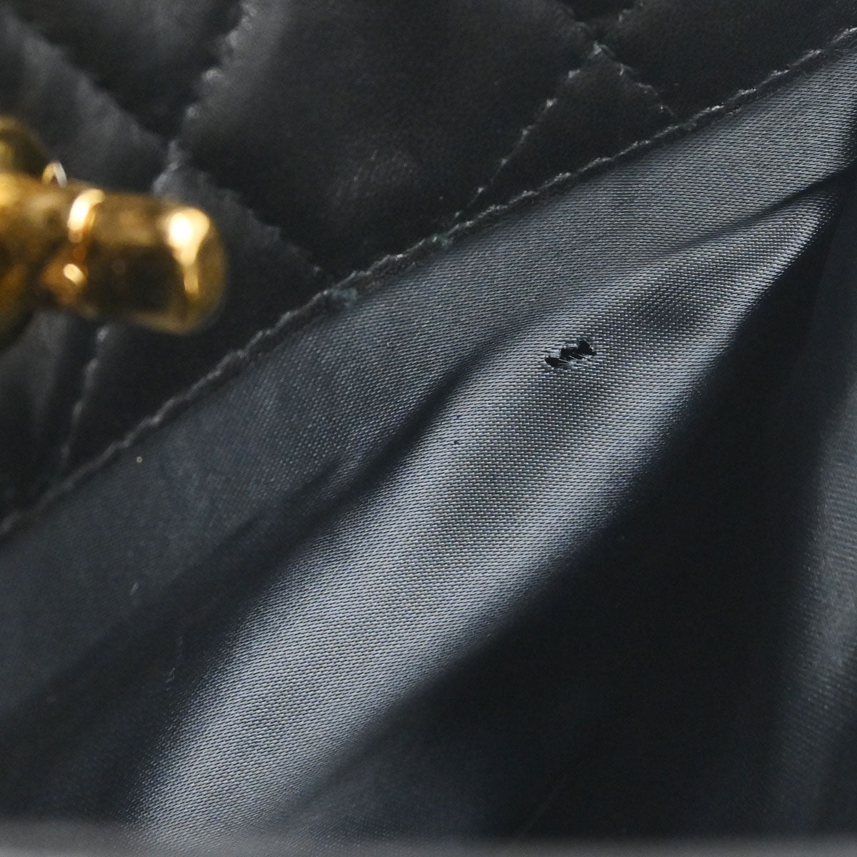 Chanel Black Lambskin Camera Bag Small