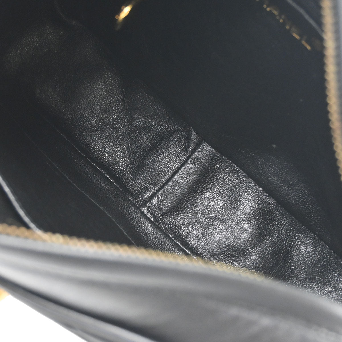 Chanel Black Lambskin Camera Bag Small