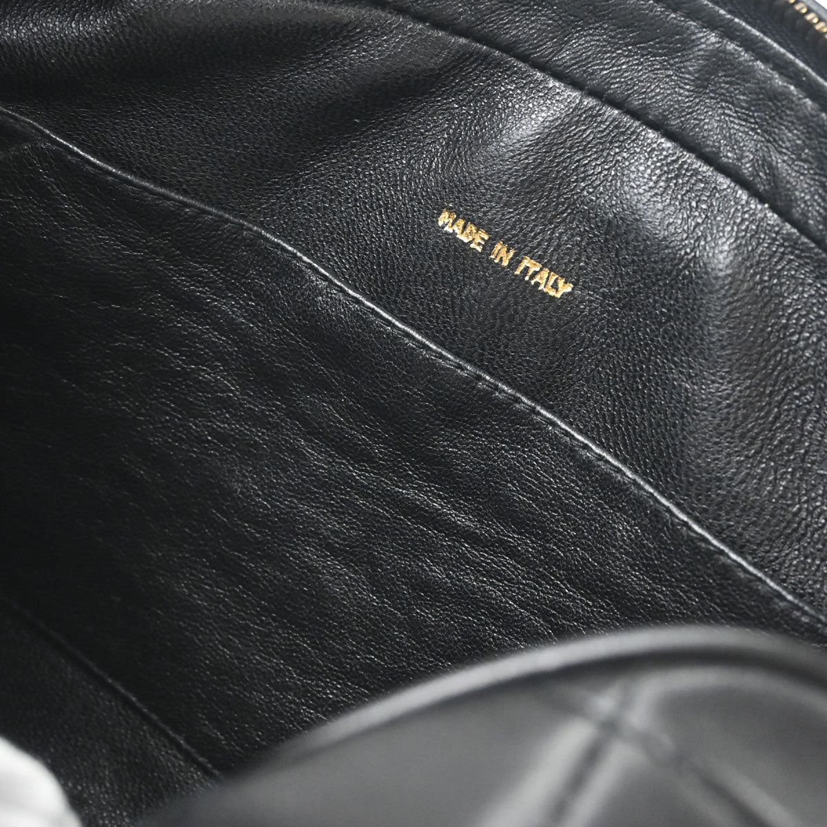 Chanel Black Lambskin Camera Bag Small