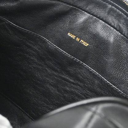 Chanel Black Lambskin Camera Bag Small