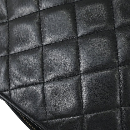 Chanel Black Lambskin Camera Bag Small