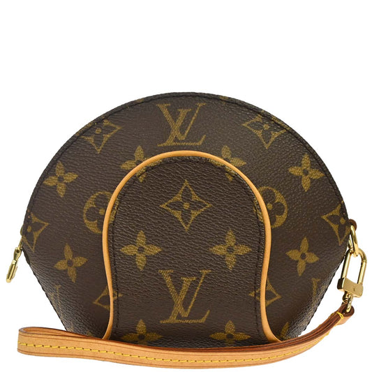 Louis Vuitton Monogram Mini Ellipse Pouch Bag M51129
