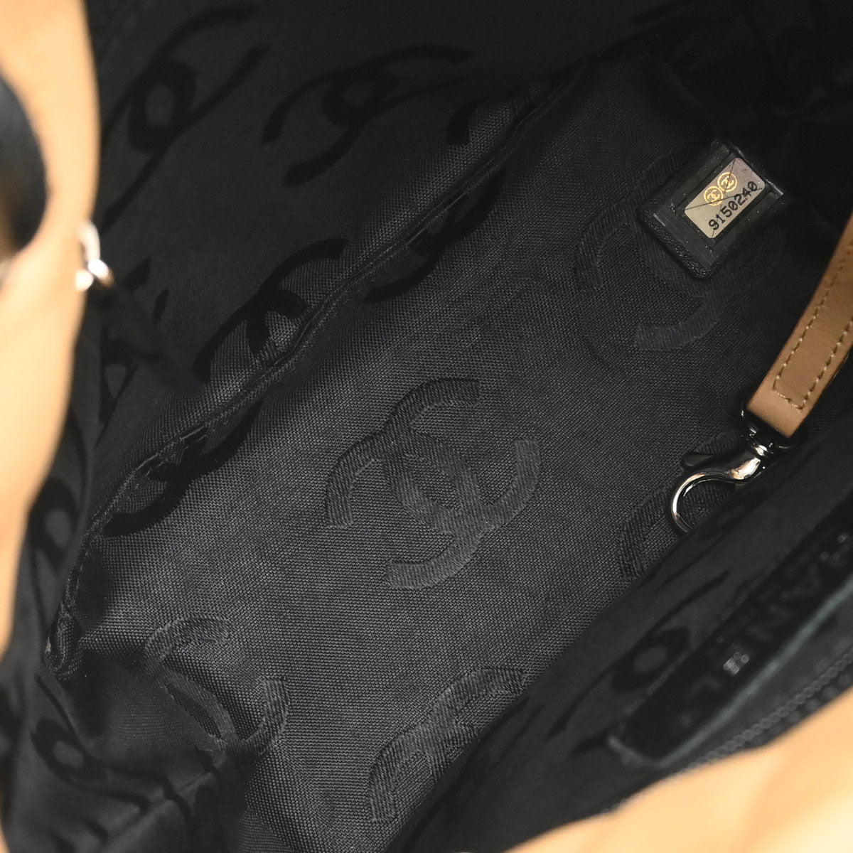 Chanel 2005-2006 Beige Calfskin Cambon Ligne Tote Handbag