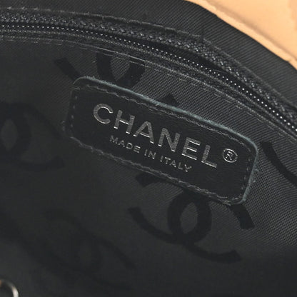 Chanel 2005-2006 Beige Calfskin Cambon Ligne Tote Handbag