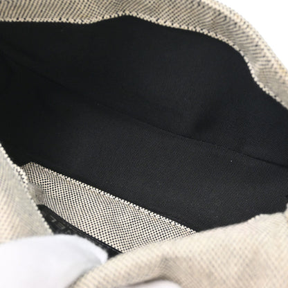 Chanel 2005-2006 Black Yellow Canvas Camellia No.5 CC Handbag