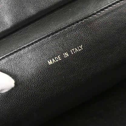 Chanel 2000-2002 Black Caviar Skin GST Tote Chain Handbag