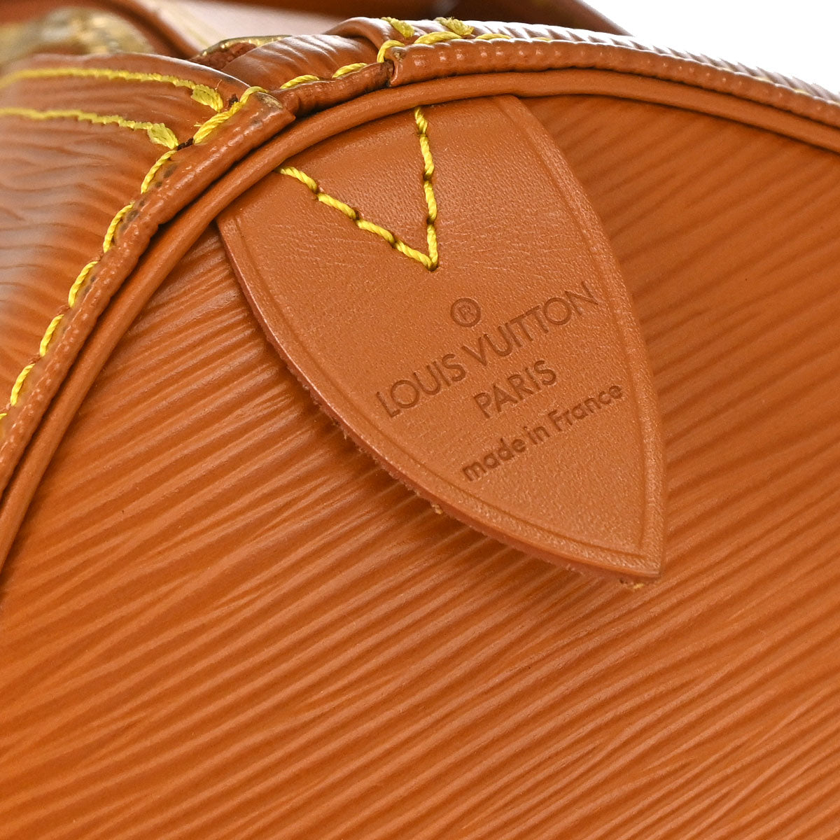 Louis Vuitton 1996 Brown Epi Keepall 45 Travel Handbag M42978