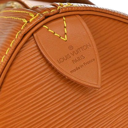 Louis Vuitton 1996 Brown Epi Keepall 45 Travel Handbag M42978