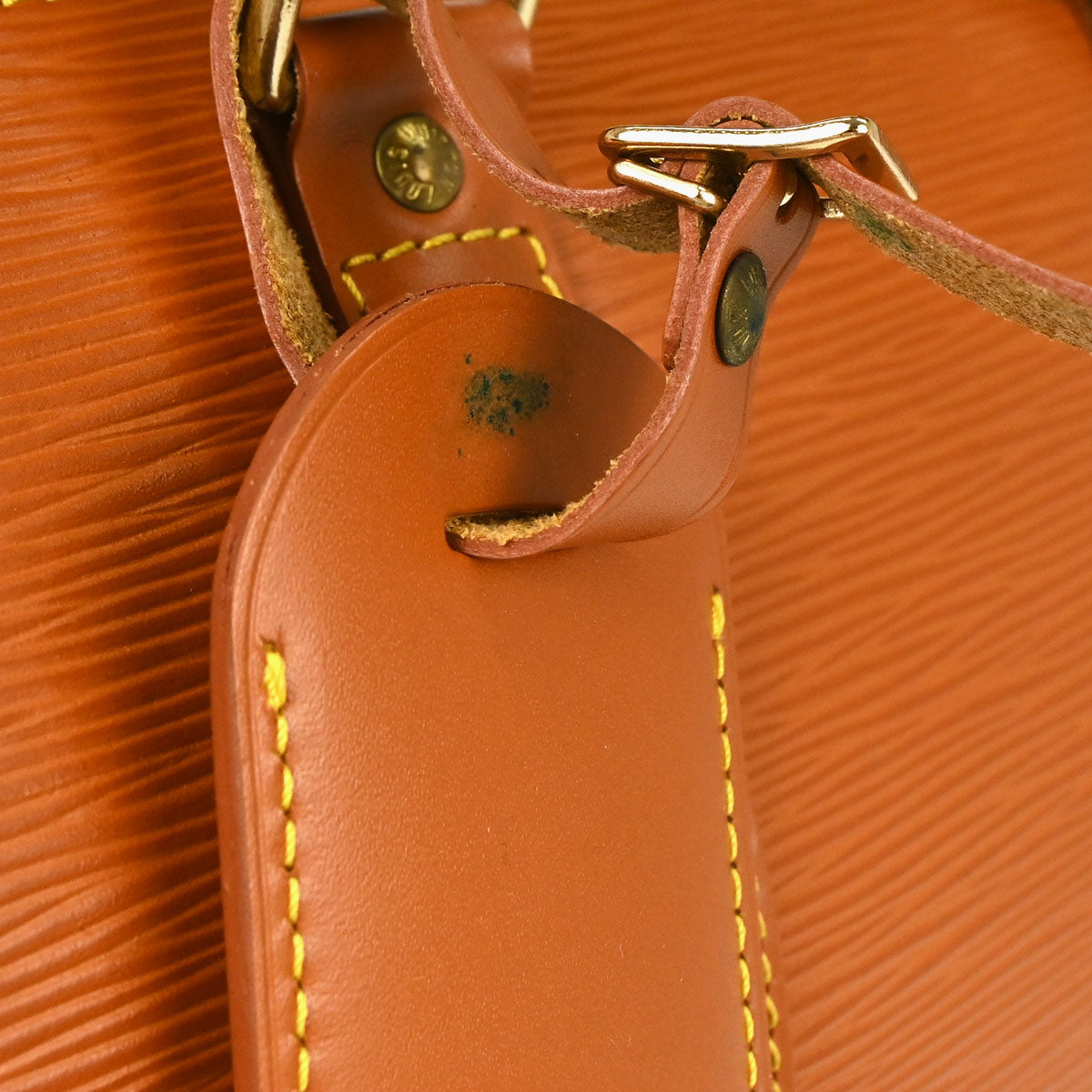 Louis Vuitton 1996 Brown Epi Keepall 45 Travel Handbag M42978