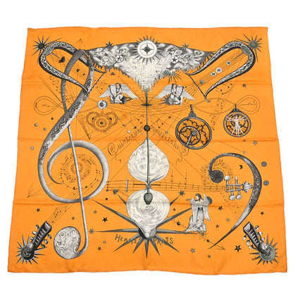 Hermes Scarf Carre 90 Quintessence Orange Small Good